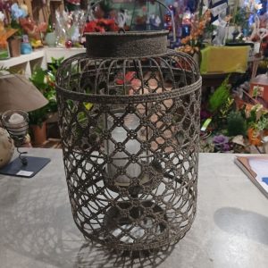 Bougeroir fer forgé